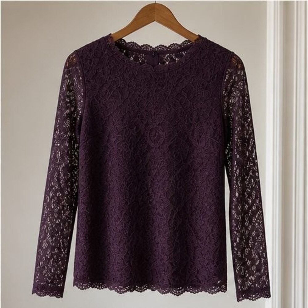 Rust Wrap Blouse